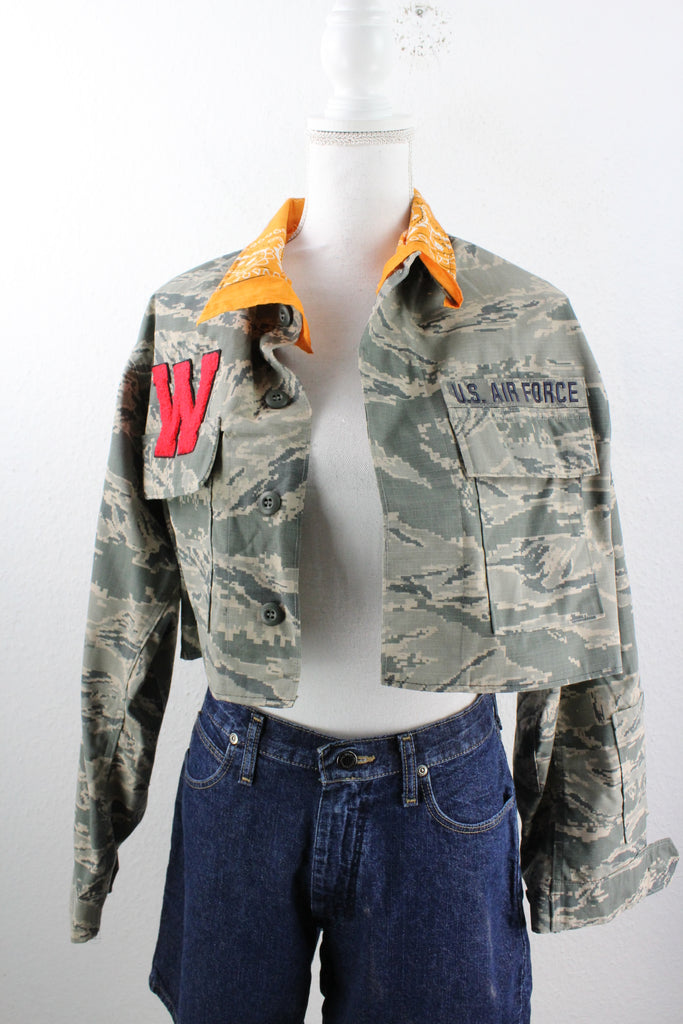 Vintage Bandana Military Jacket (S) - Vintage & Rags