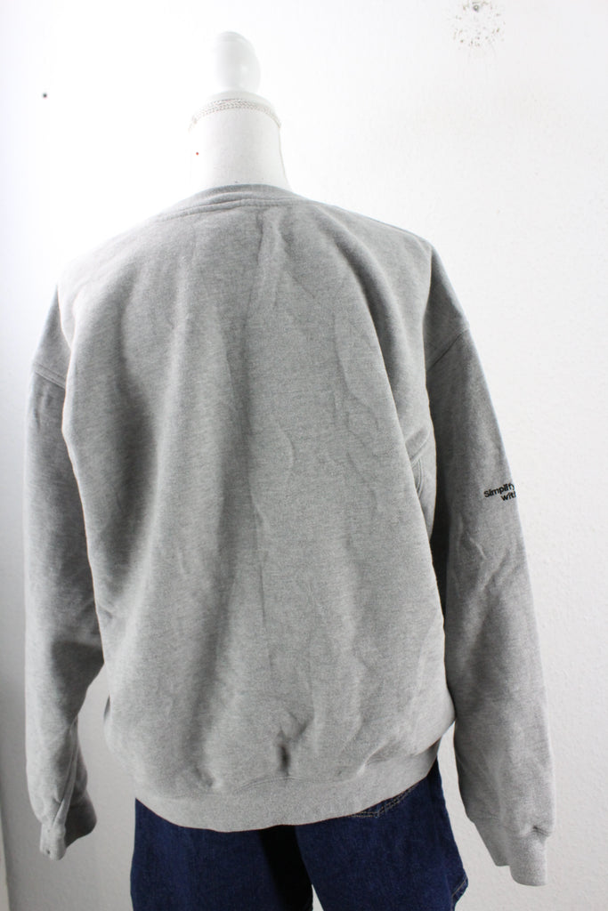 Vintage Grey Pocket Sweatshirt (L) - Vintage & Rags