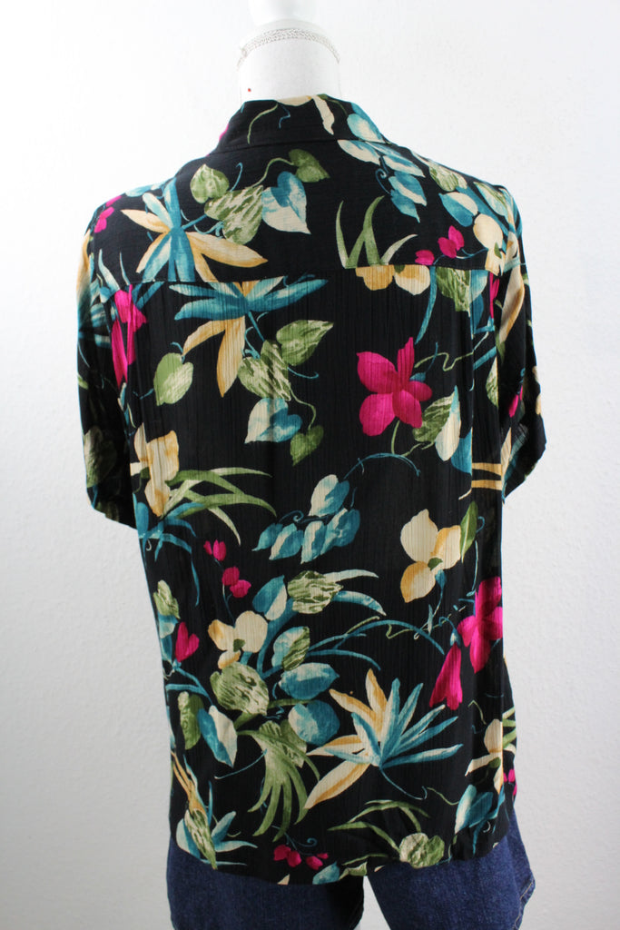 Vintage Floral Shirt (M) - Vintage & Rags