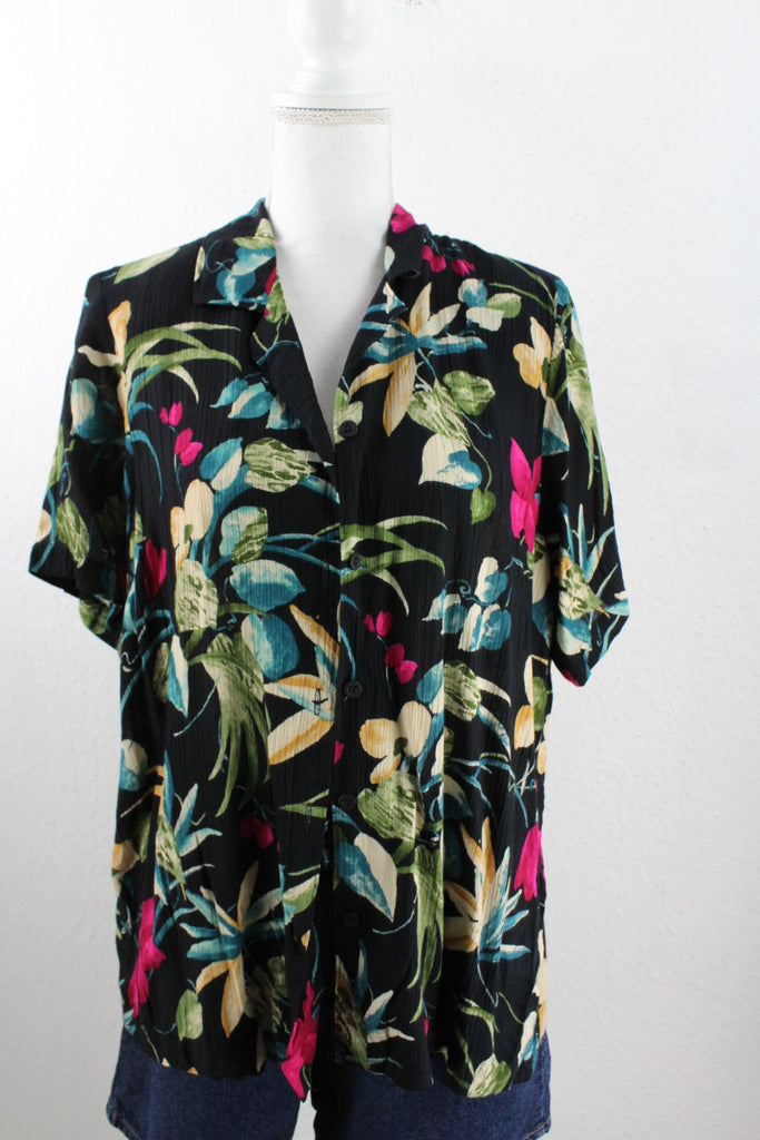 Vintage Floral Shirt (M) - Vintage & Rags