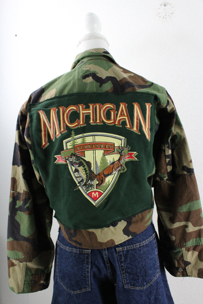 Vintage Michigan Military Jacket (S) - Vintage & Rags