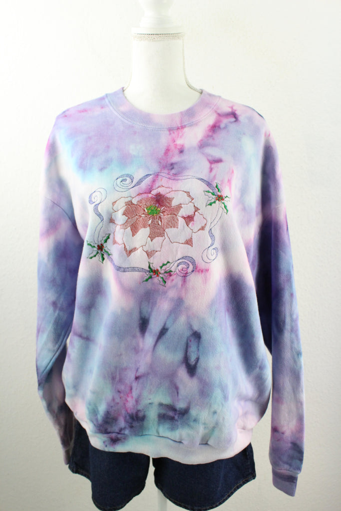 Vintage Flower Sweatshirt (XL) - Vintage & Rags