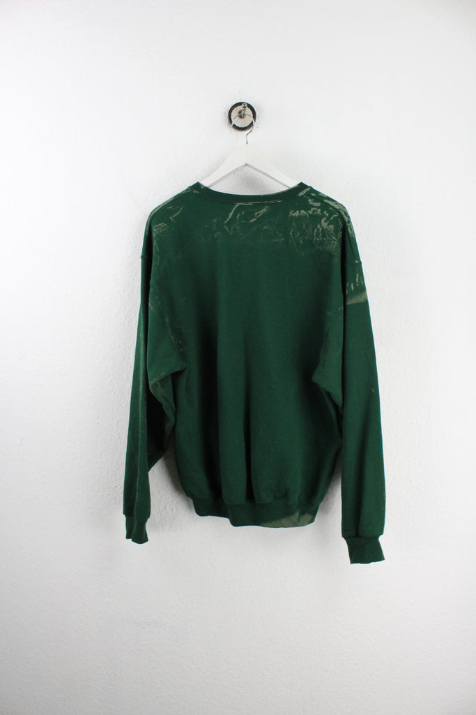 Vintage Green Batik Sweatshirt (L) - Vintage & Rags
