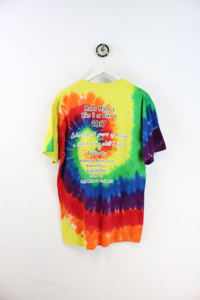 Vintage Hike It Or Bike It Batik T-Shirt (L) - Vintage & Rags