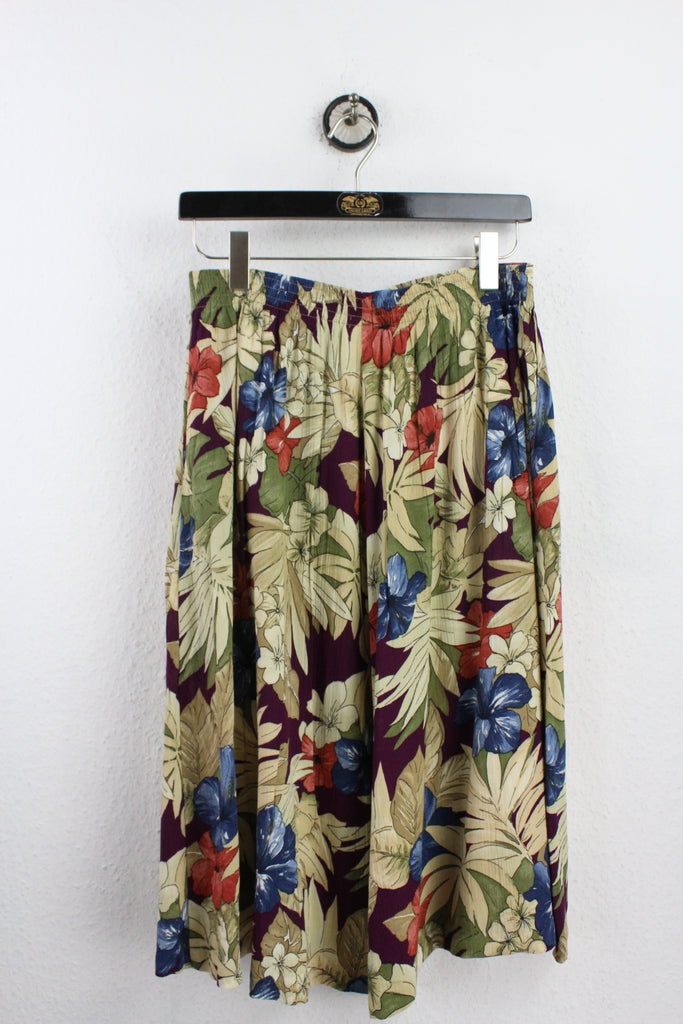 Vintage Floral Skirt (M) - Vintage & Rags