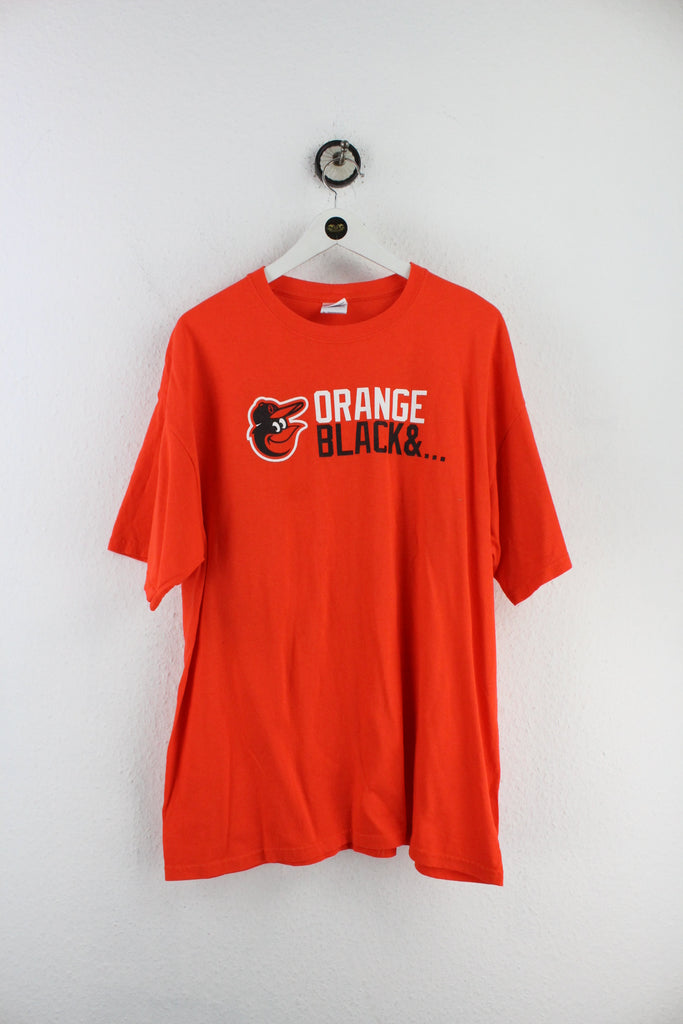 Vintage Orange Black T-Shirt (XL) - Vintage & Rags