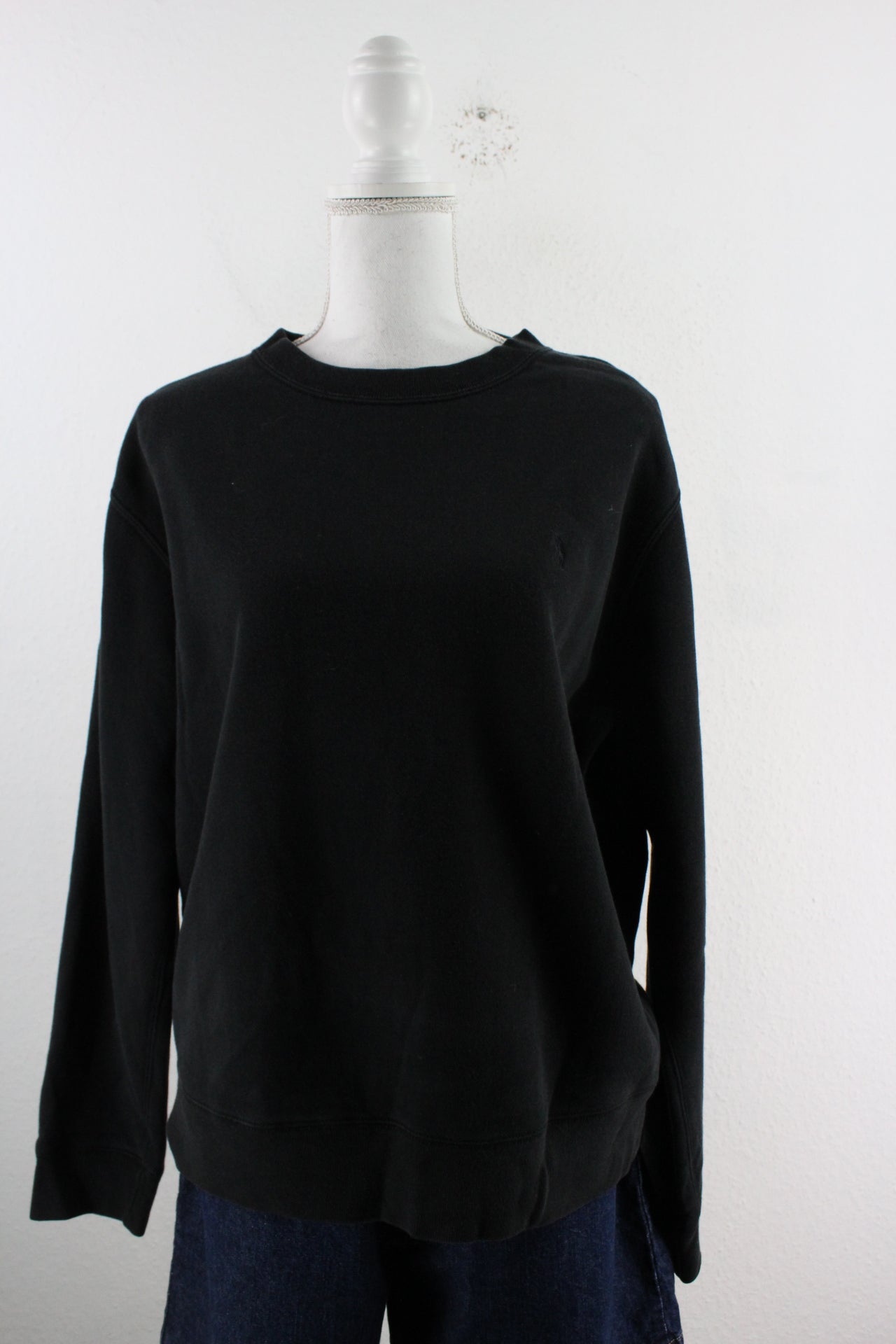 Vintage Polo Sweatshirt (S) - Vintage & Rags