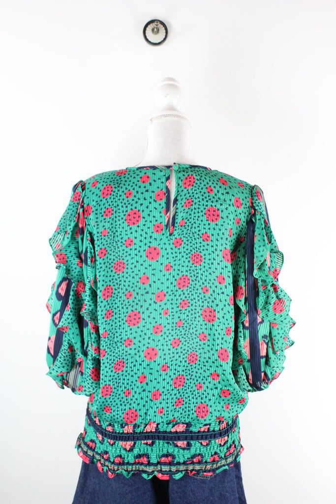 Vintage Mosaic Blouse (M) - Vintage & Rags