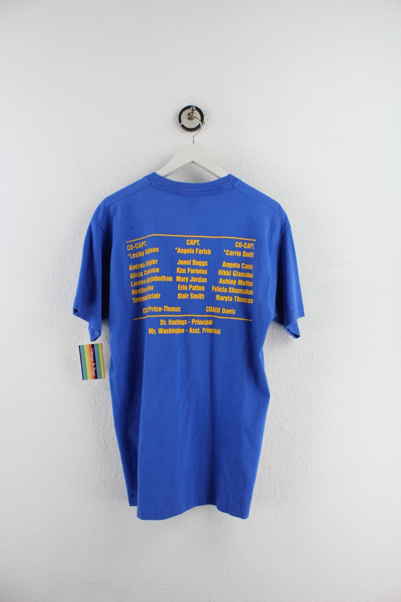 Vintage Walton Middle School Spirit Team '96 T-Shirt (L) - Vintage & Rags