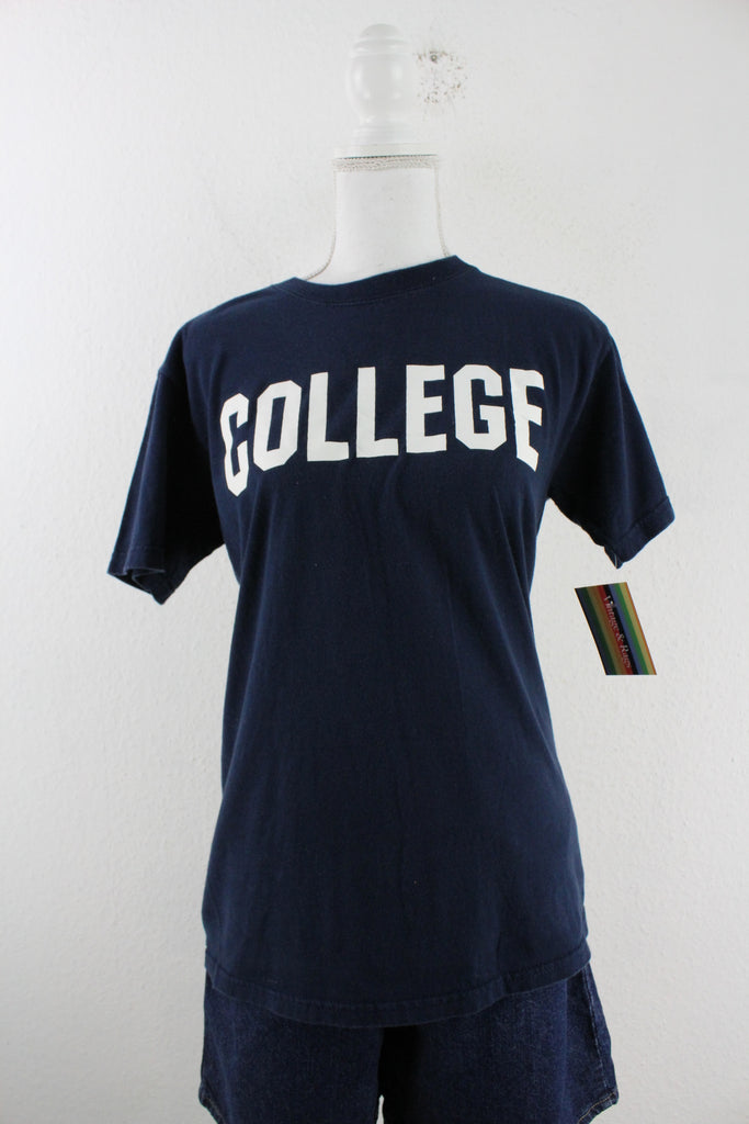 Vintage College T-Shirt (S) - Vintage & Rags