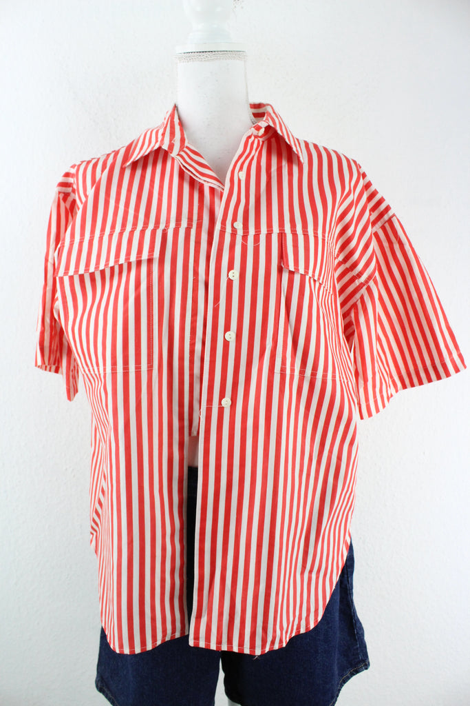 Vintage Striped Blouse (M) - Vintage & Rags