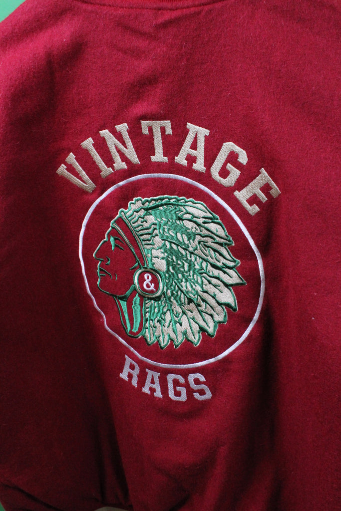 V&R College Jacket "Crimson" - Vintage & Rags