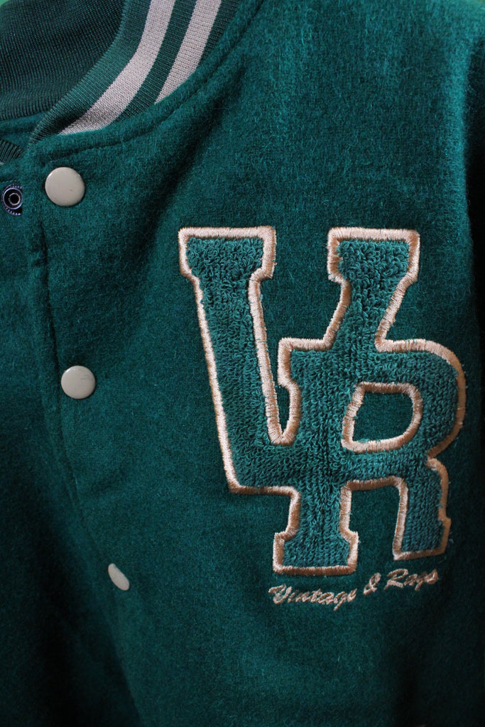 Vintage & Rags College Jacket "Emerald" (One Size) - Vintage & Rags