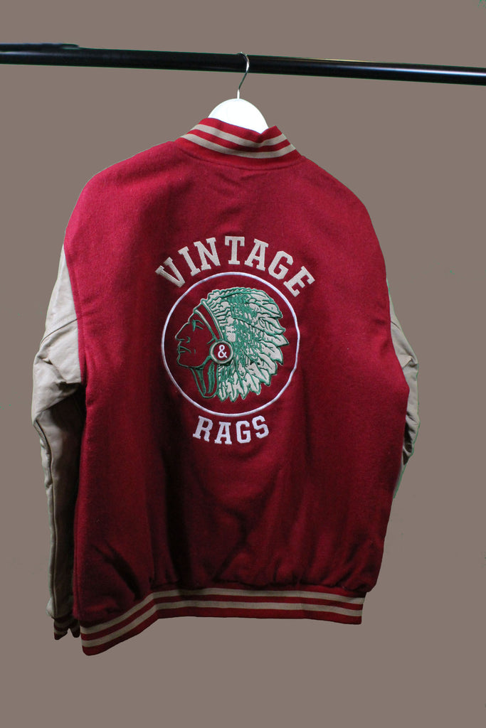 V&R College Jacket "Crimson" - Vintage & Rags