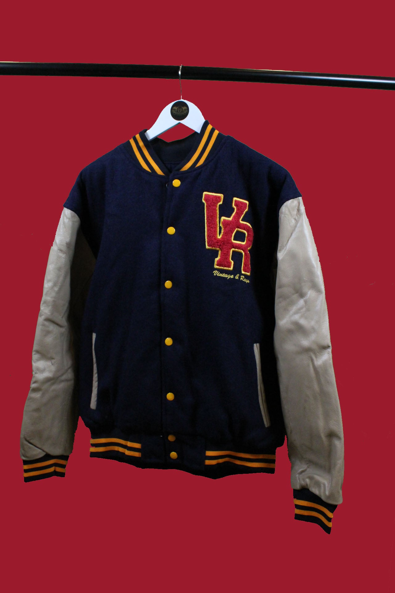 Vintage & Rags College Jacket "Navy" (One Size) - Vintage & Rags
