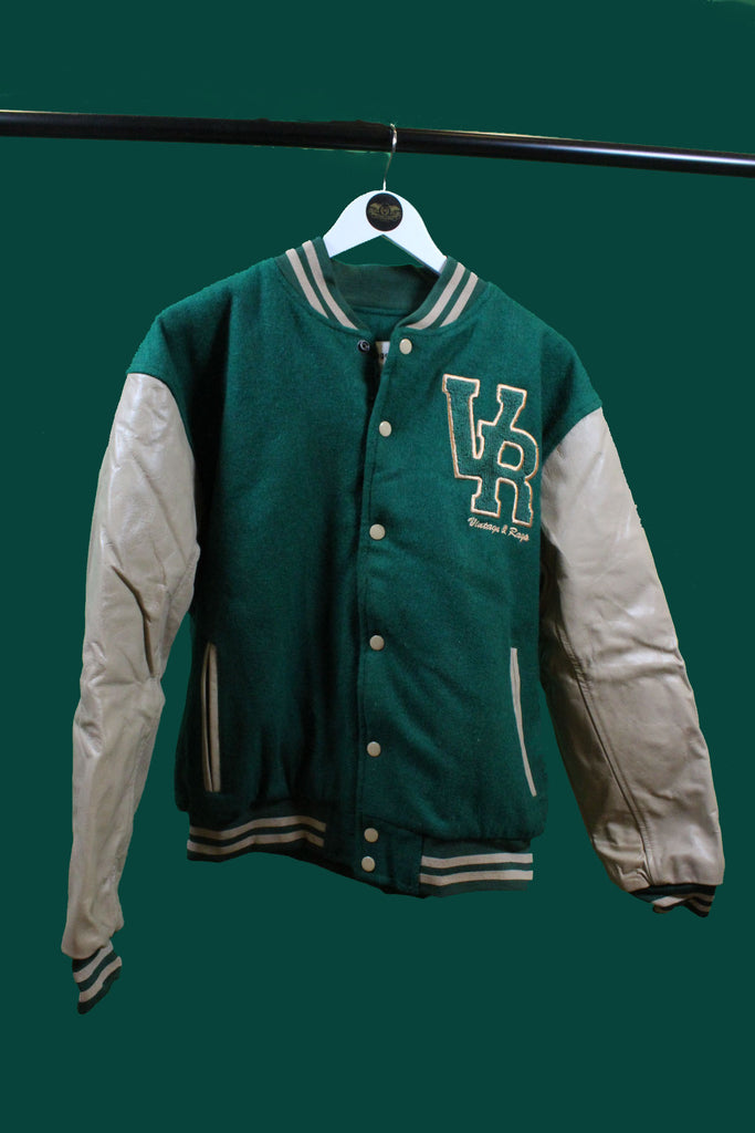 Vintage & Rags College Jacket "Emerald" (One Size) - Vintage & Rags