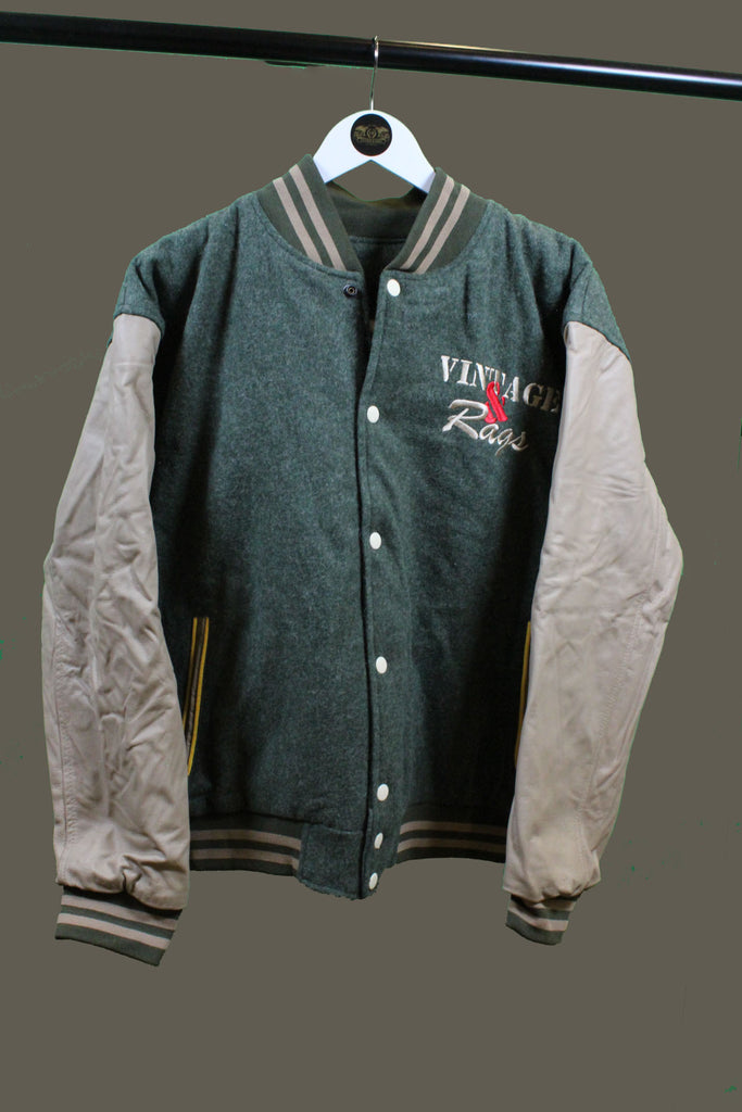 V&R College Jacket "Olive" - Vintage & Rags