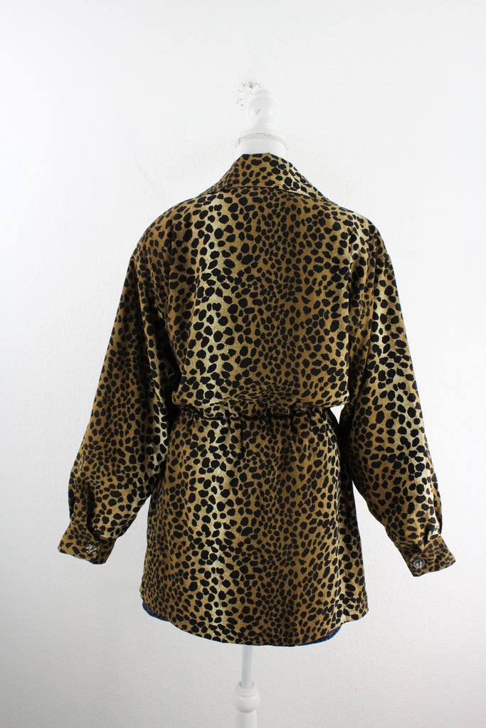 Vintage Leopard Jacket (L) - Vintage & Rags