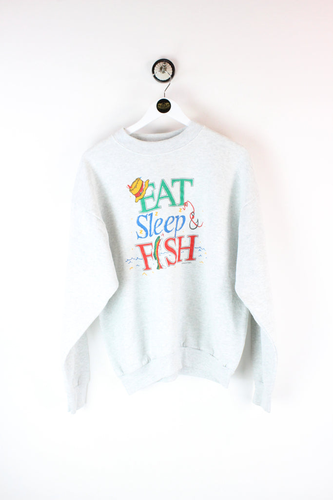 Vintage Eat Sleep Fish Sweatshirt (XL) - Vintage & Rags