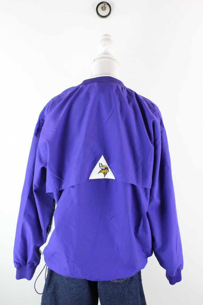 Vintage North Vikings Windbreaker Sweatshirt (S) - Vintage & Rags