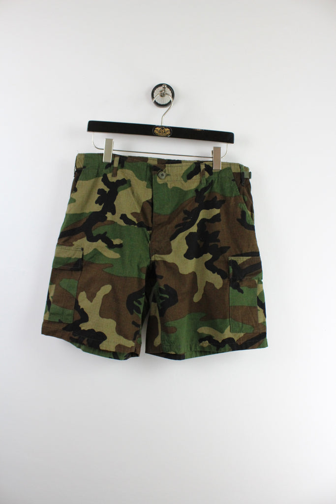 Vintage Camouflage Shorts (L) - Vintage & Rags