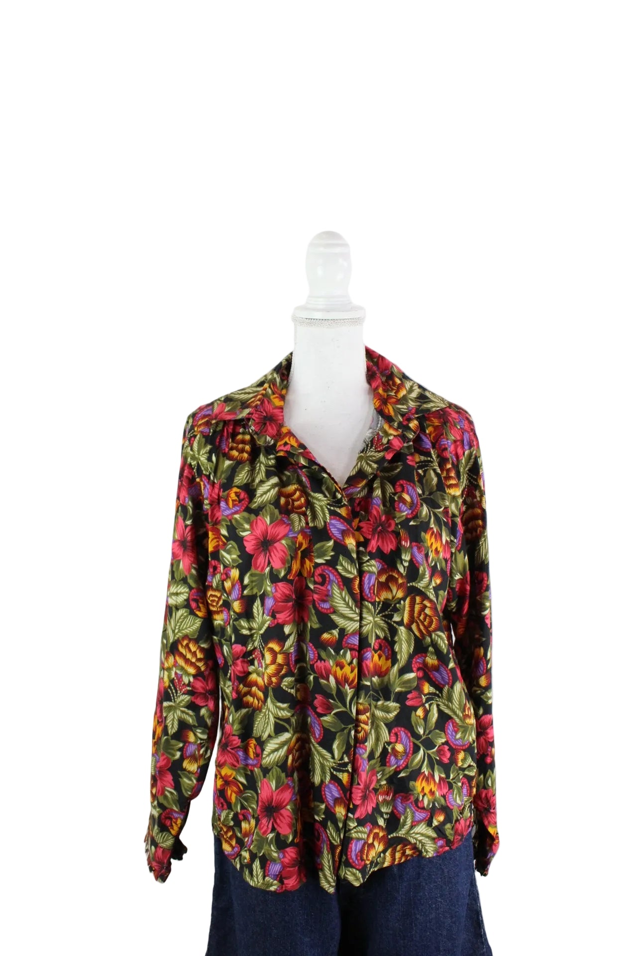 Vintage Foxcroft Blouse (M) - Vintage & Rags