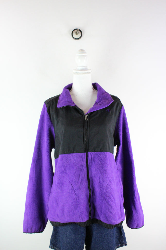 Vintage Champion Fleece Jacket (XL) - Vintage & Rags