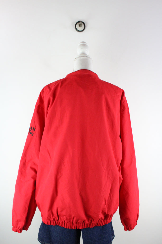 Vintage Red Windbreaker Sweatshirt (M) - Vintage & Rags