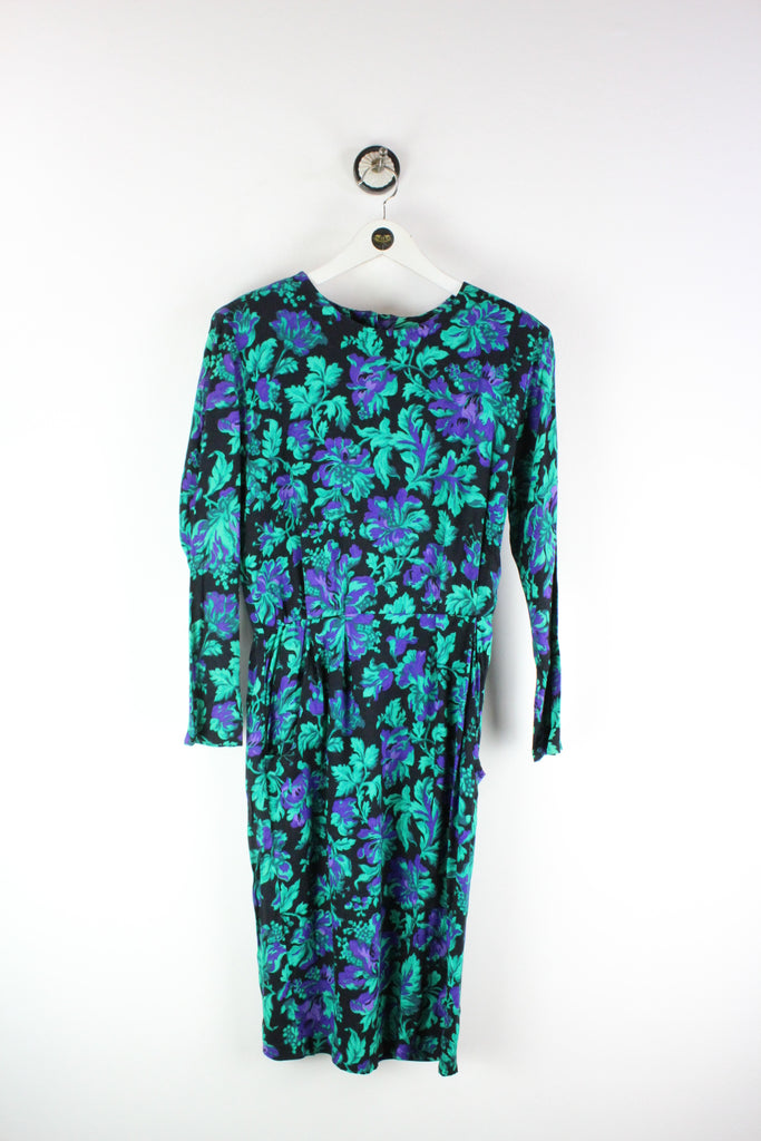 Vintage Green Midi Dress (XS) - Vintage & Rags