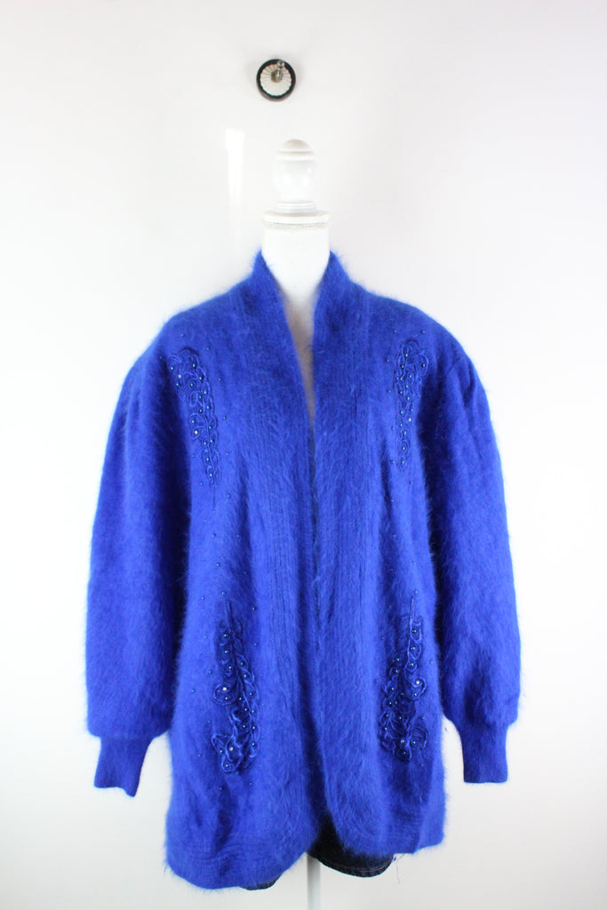 Vintage Blue Cardigan (M) - Vintage & Rags