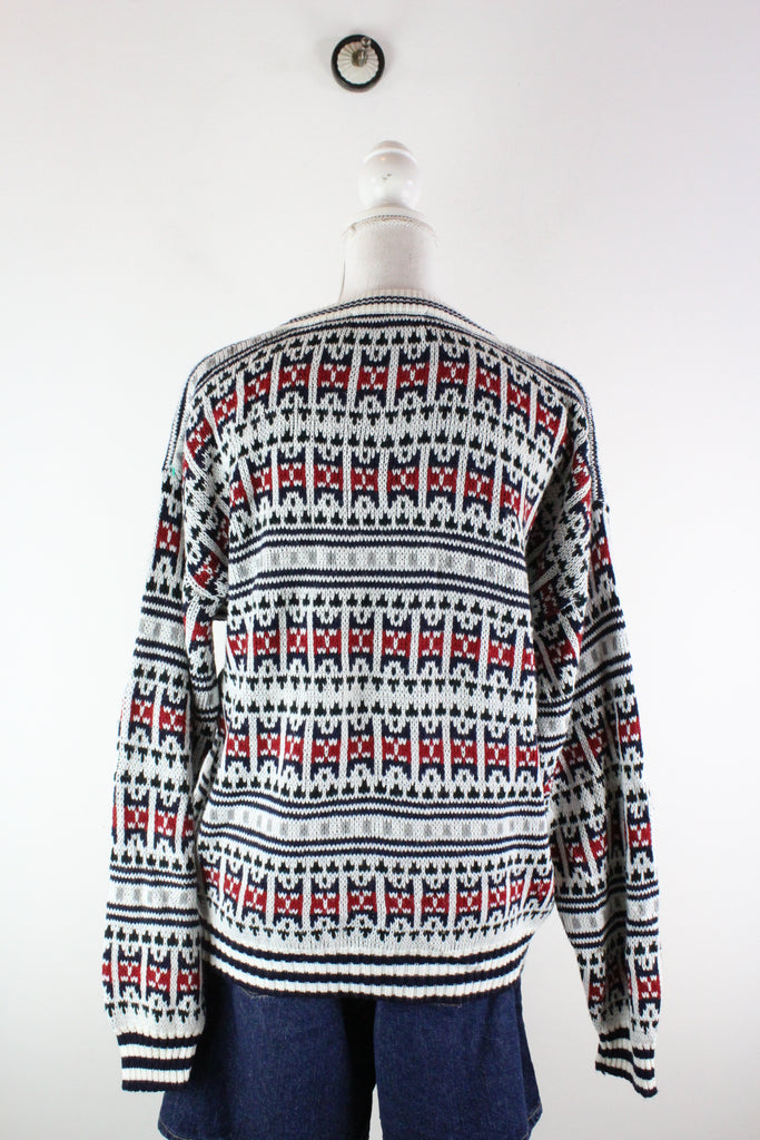 Vintage Patterned Pullover (M) - Vintage & Rags