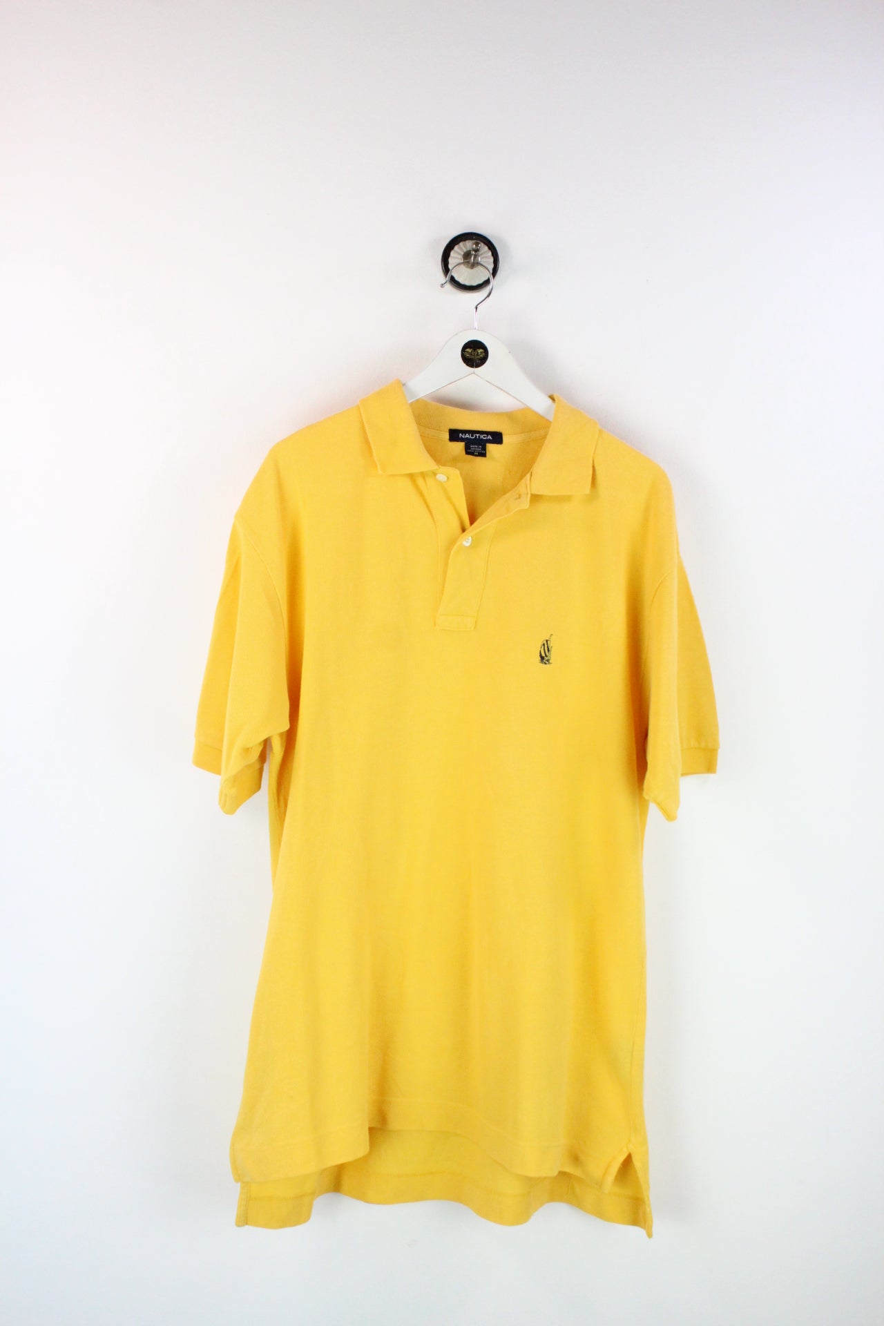 Vintage Yellow Nautica Polo Shirt (M) - Vintage & Rags