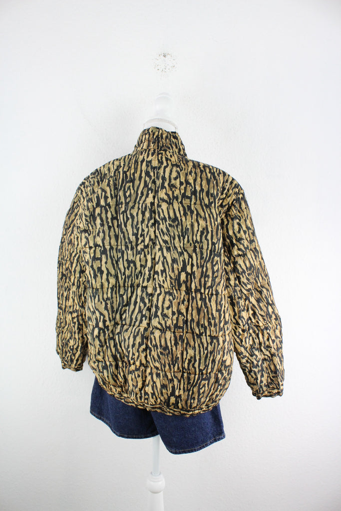 Vintage Leo Print Jacket (M) - Vintage & Rags Online