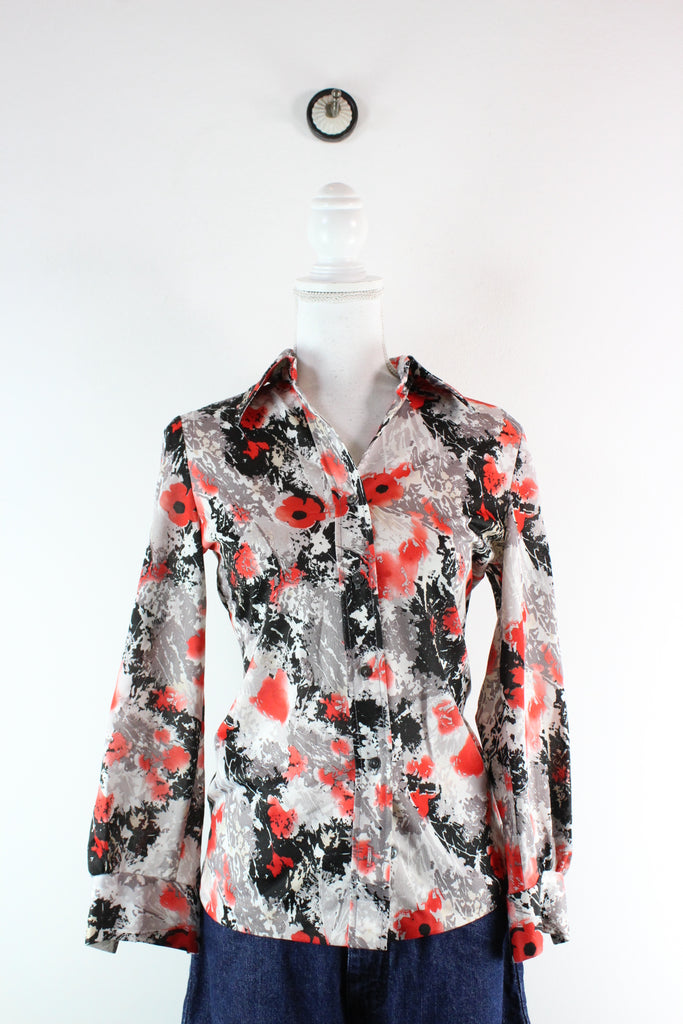 Vintage Flower Shirt (M) - Vintage & Rags