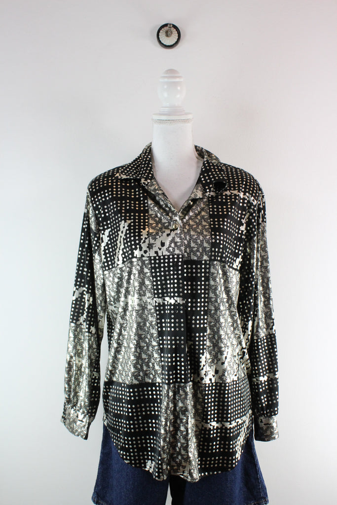 Vintage Silver Threads Shirt (M) - Vintage & Rags