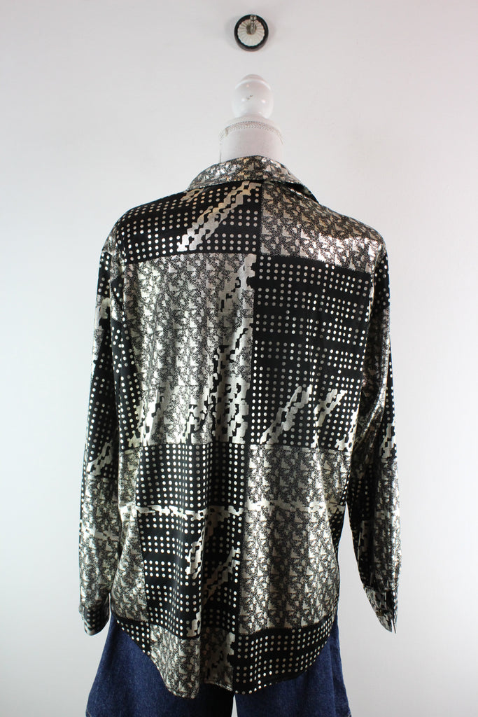 Vintage Silver Threads Shirt (M) - Vintage & Rags