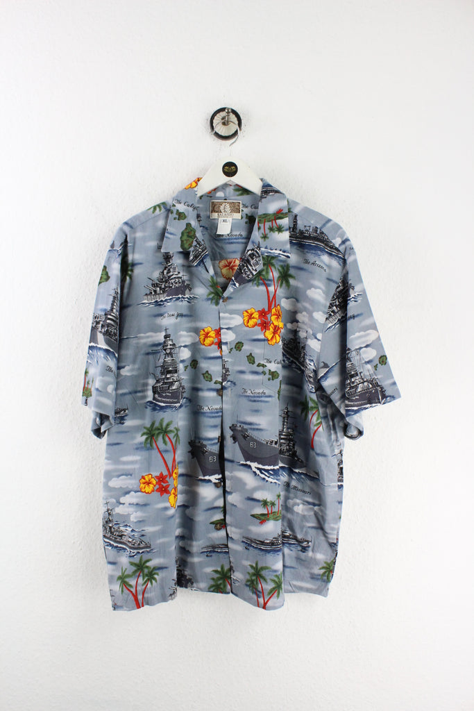 Vintage US Battle Ships Hawaii Shirt (XL) - Vintage & Rags Online