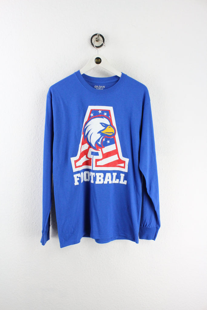 Vintage American Football Varsity Long Sleeve Shirt (M) - Vintage & Rags Online