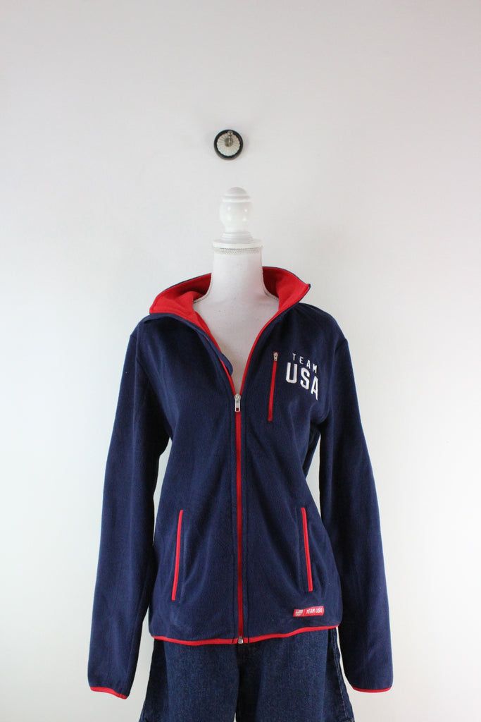 Vintage Team USA Fleece Jacket (S) - Vintage & Rags
