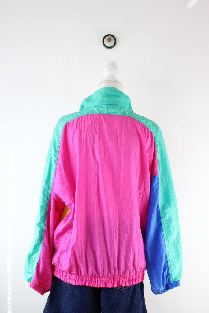 Vintage Colourful Nylon Jacket (M) - Vintage & Rags