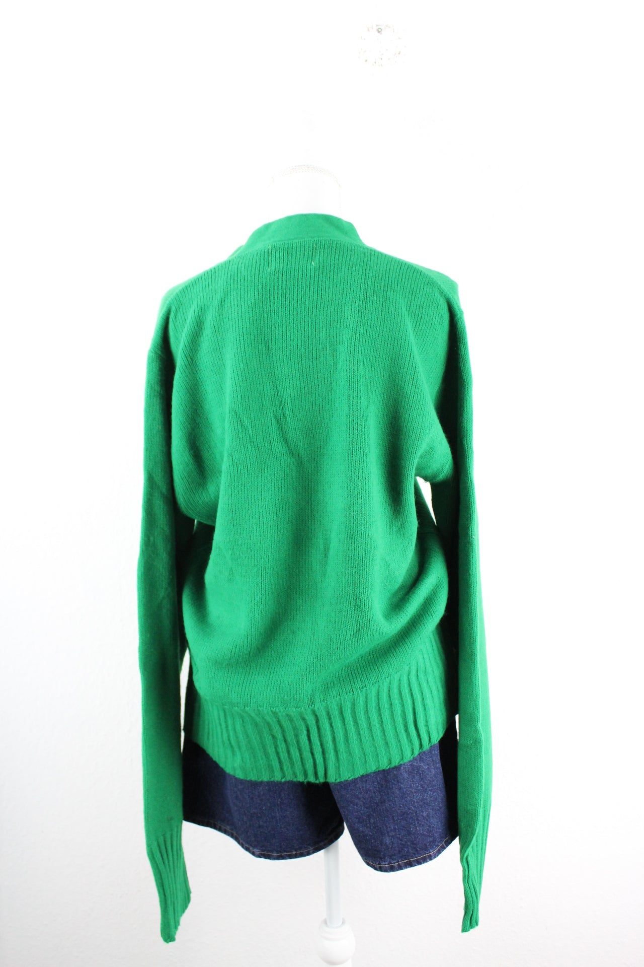 Vintage Green W Sweatshirt (L) - Vintage & Rags Online