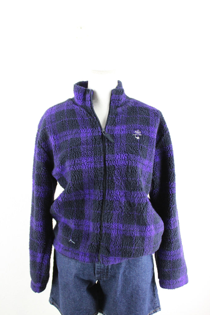 Vintage Checkered Jacket (S) - Vintage & Rags Online