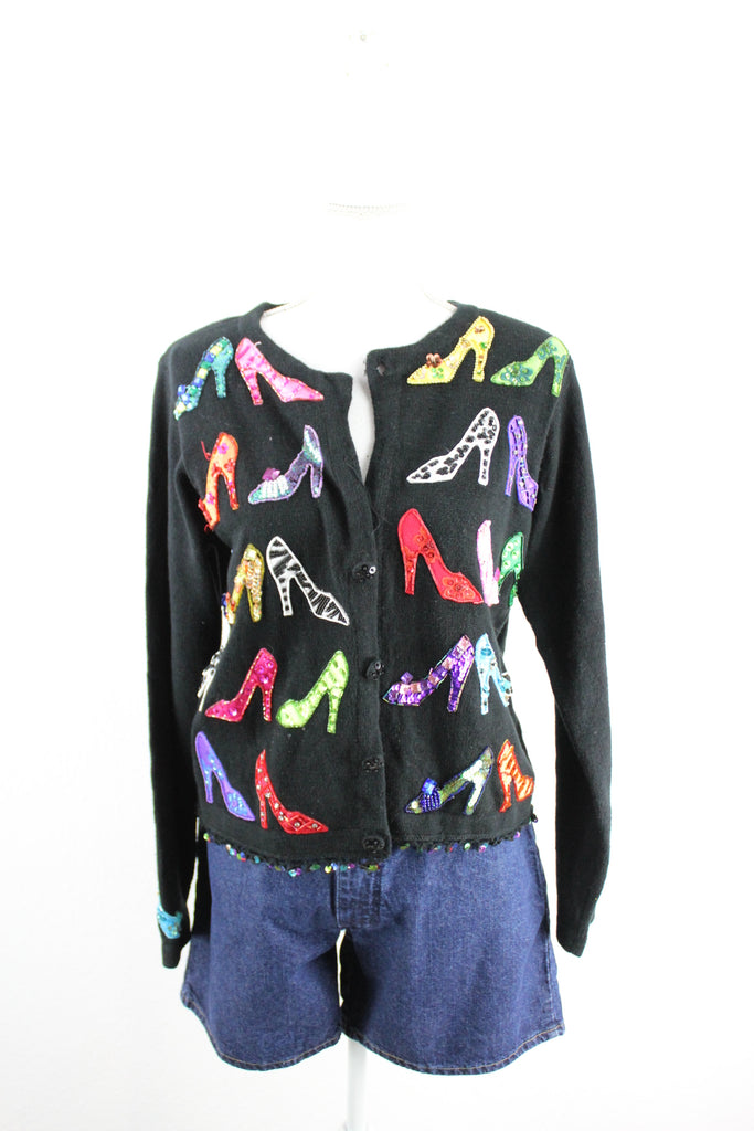 Vintage Heels Cardigan (S) - Vintage & Rags Online