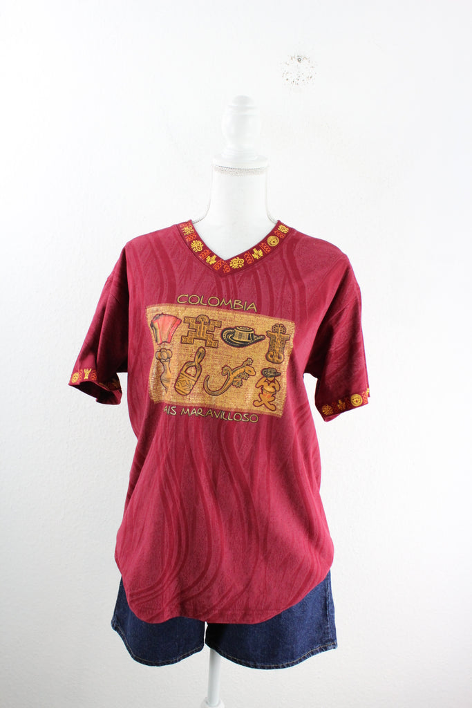 Vintage Colombia T-Shirt (L) - Vintage & Rags Online