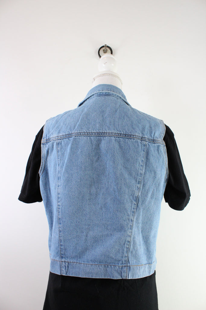 Vintage Faded Glory Denim Vest (L) - Vintage & Rags