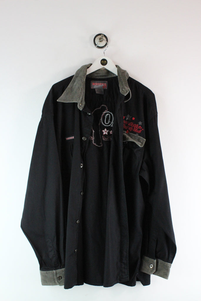 Vintage Black Denim Shirt (XXXL) - Vintage & Rags