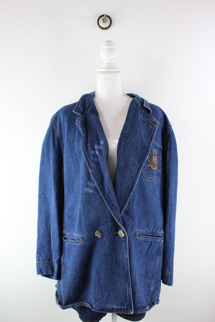 Vintage Oversize Denim Jacket (L) - Vintage & Rags