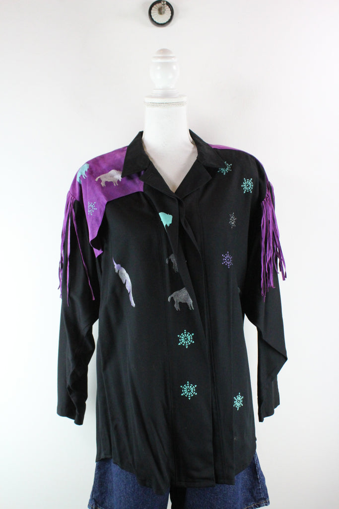 Vintage Thistles West Shirt (M) - Vintage & Rags