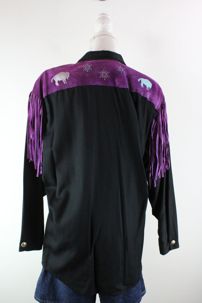 Vintage Thistles West Shirt (M) - Vintage & Rags