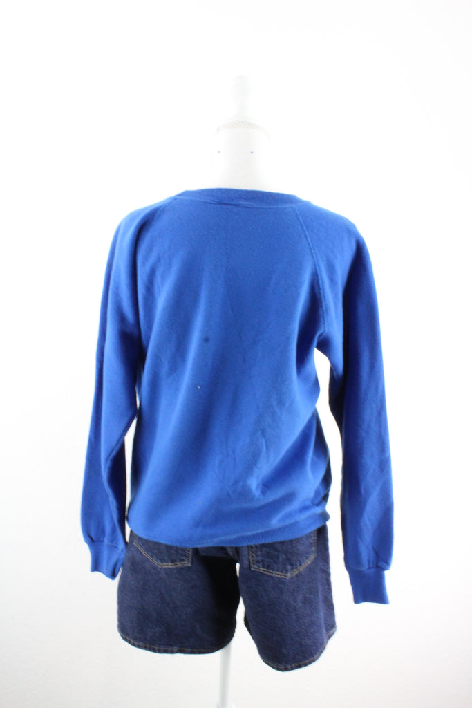 Vintage Blue P Sweatshirt (L) - Vintage & Rags Online